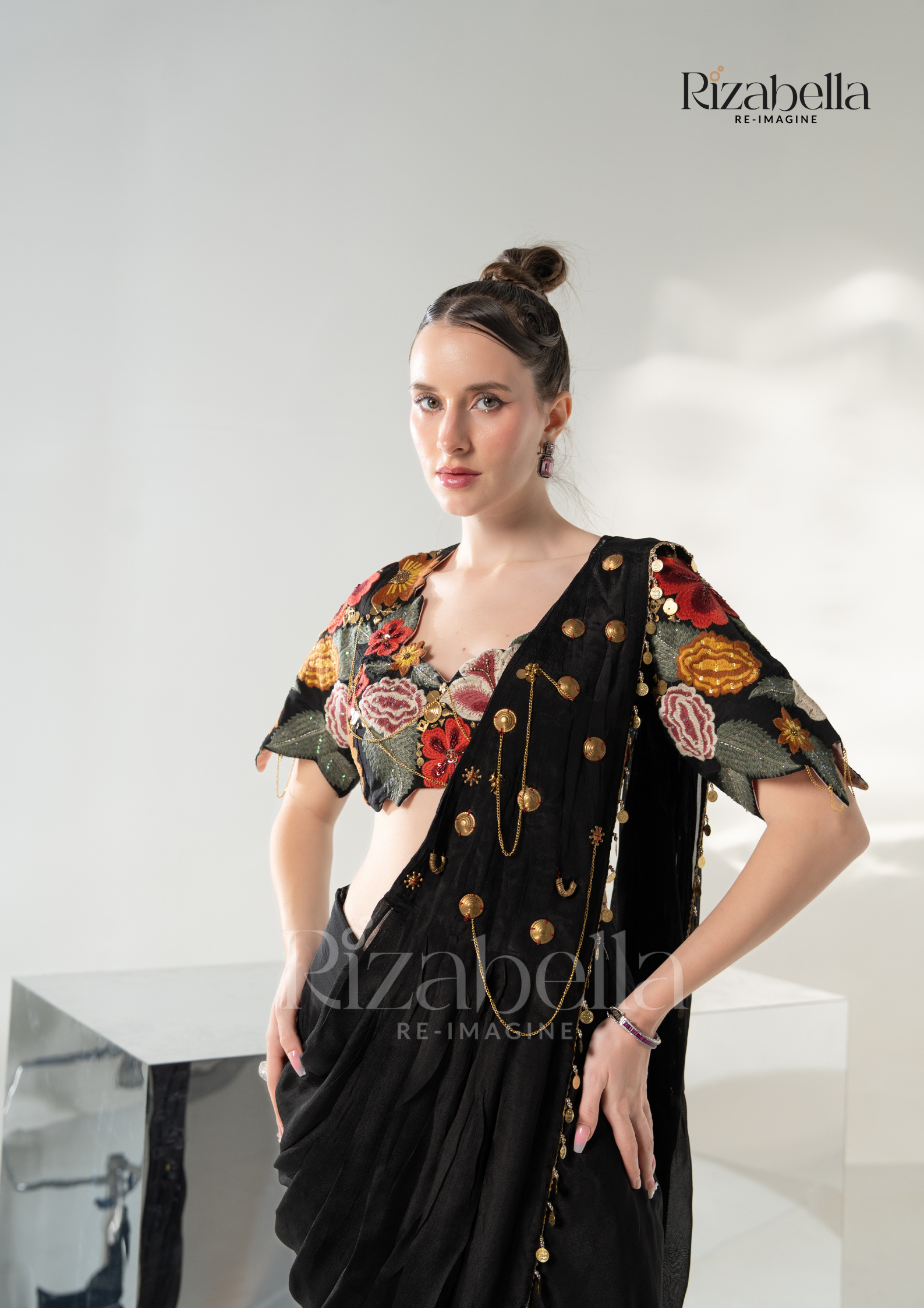 Noir Gulbahar Draped Saree