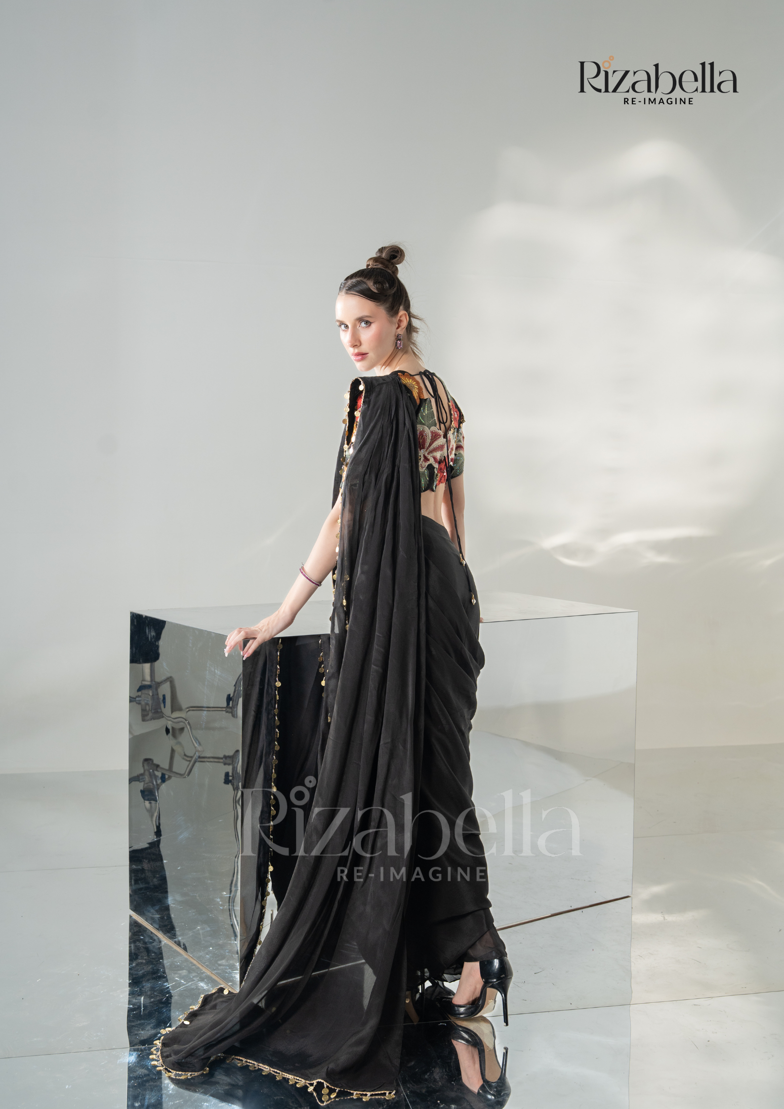 Noir Gulbahar Draped Saree