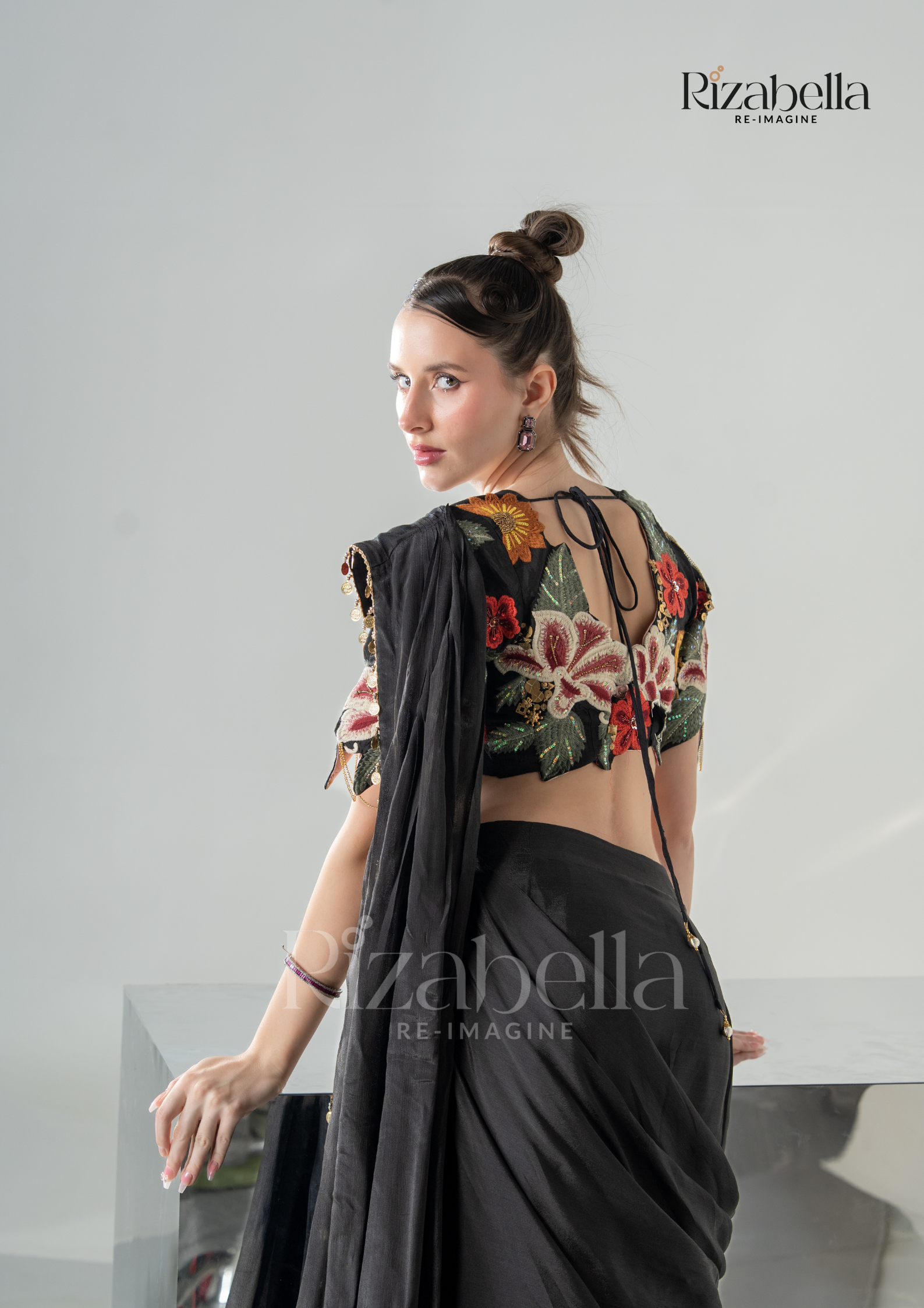 Noir Gulbahar Draped Saree