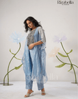 Ornate Azure Kaftan