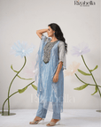 Ornate Azure Kaftan