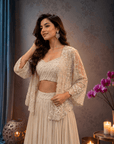 Whisper Embellished Lehenga Set Ivory