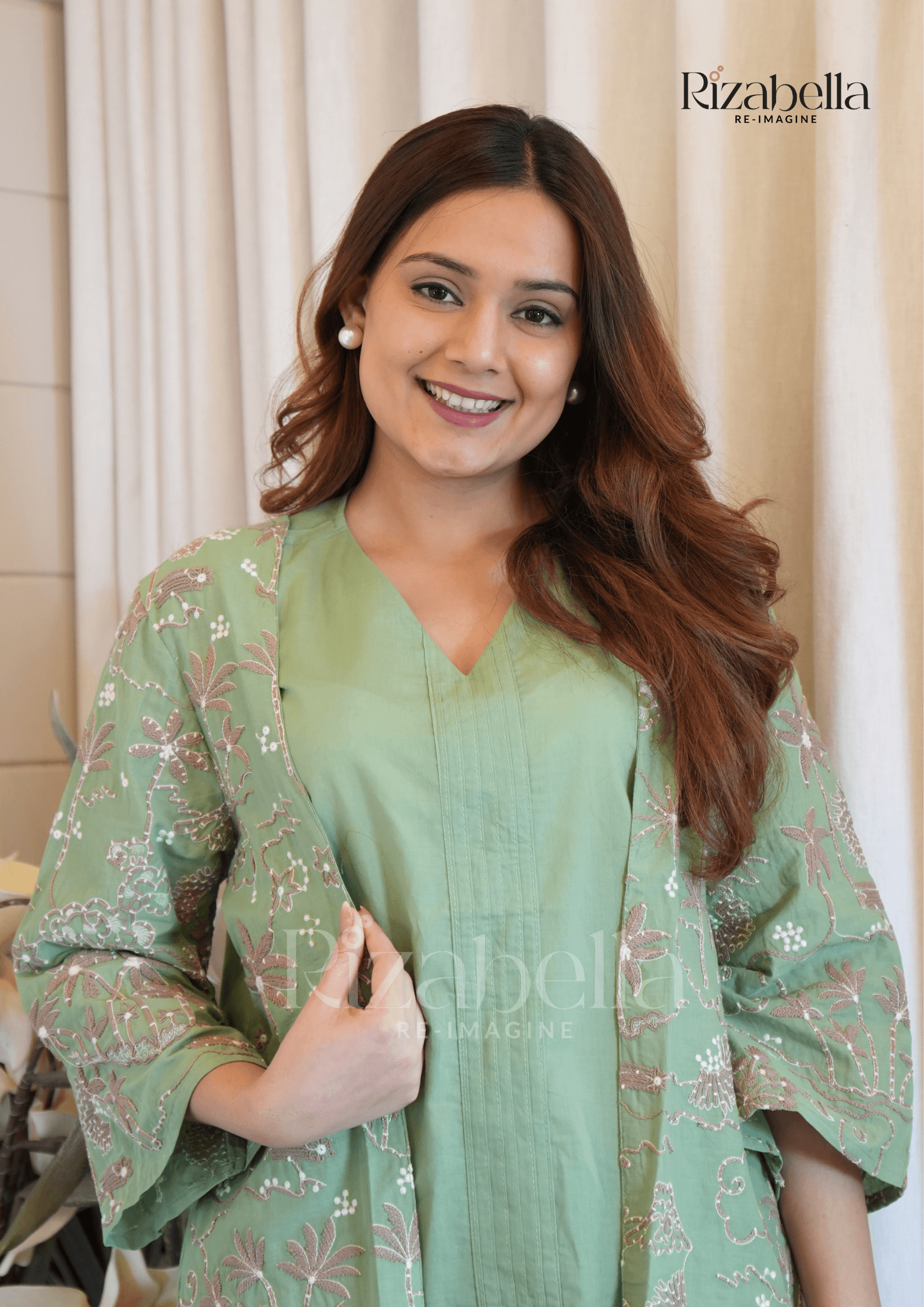 Mint Blossom Co-ord Set