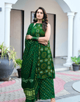 Bandhej Kurta Set