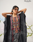 Midnight Muse Embroidered Kaftan Set