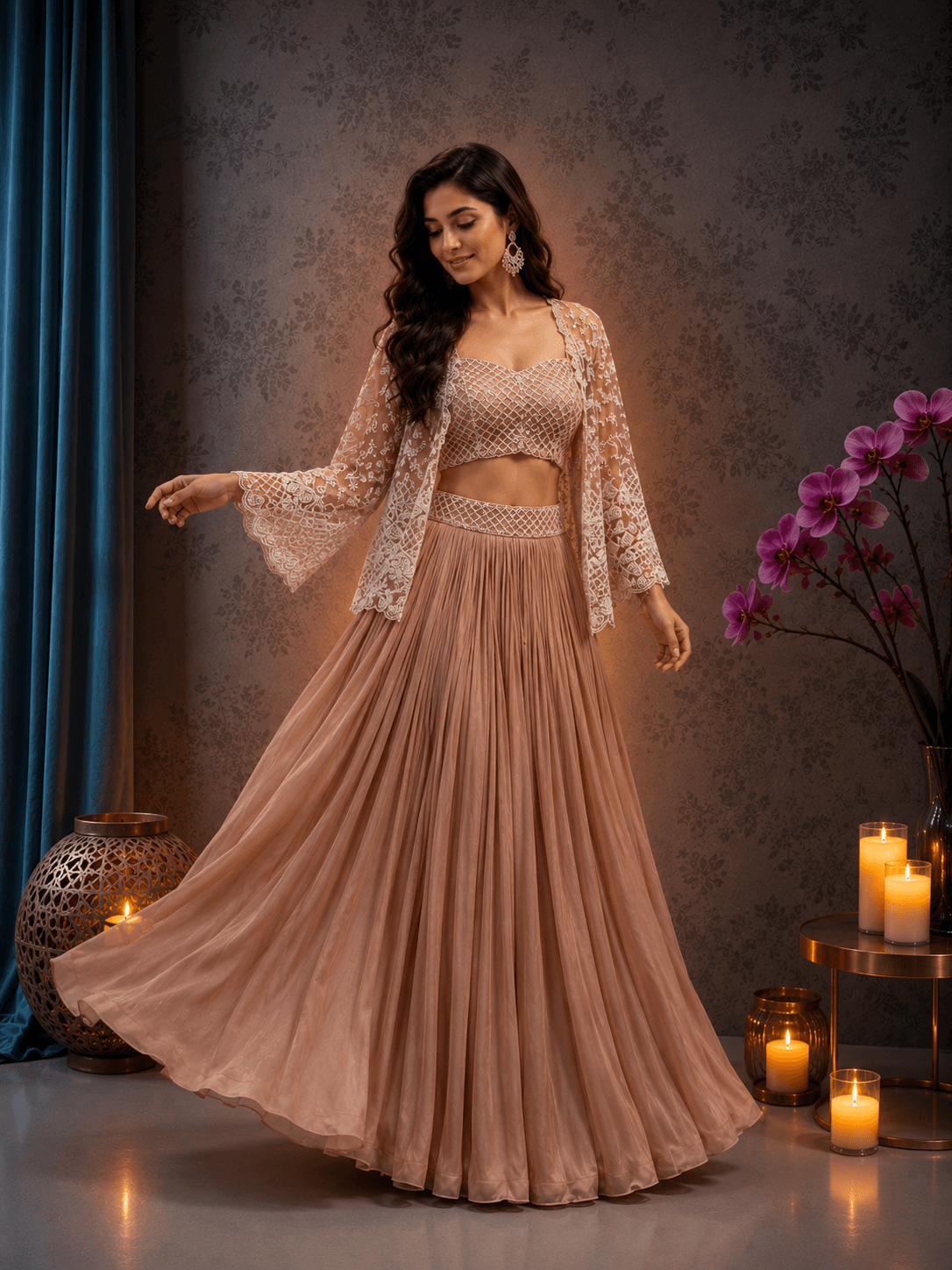 Whisper Embellished Lehenga Set