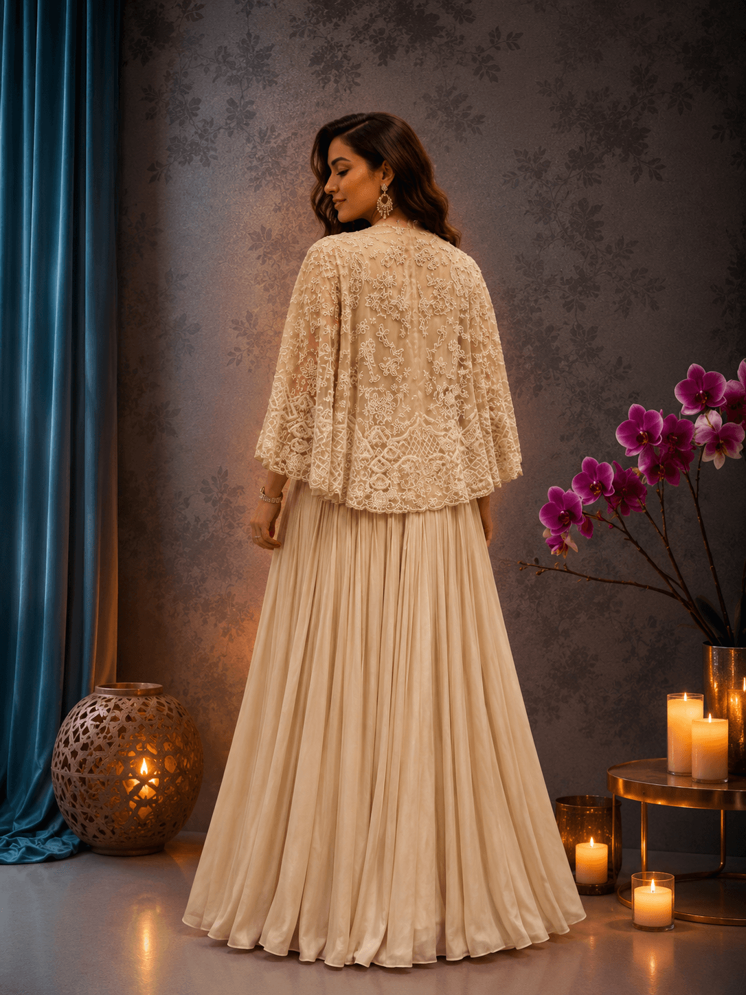Whisper Embellished Lehenga Set Ivory