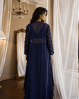 Blue flower Embroidered Lehenga Set