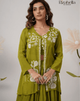 Threaded Florals Flow with 3 pc set