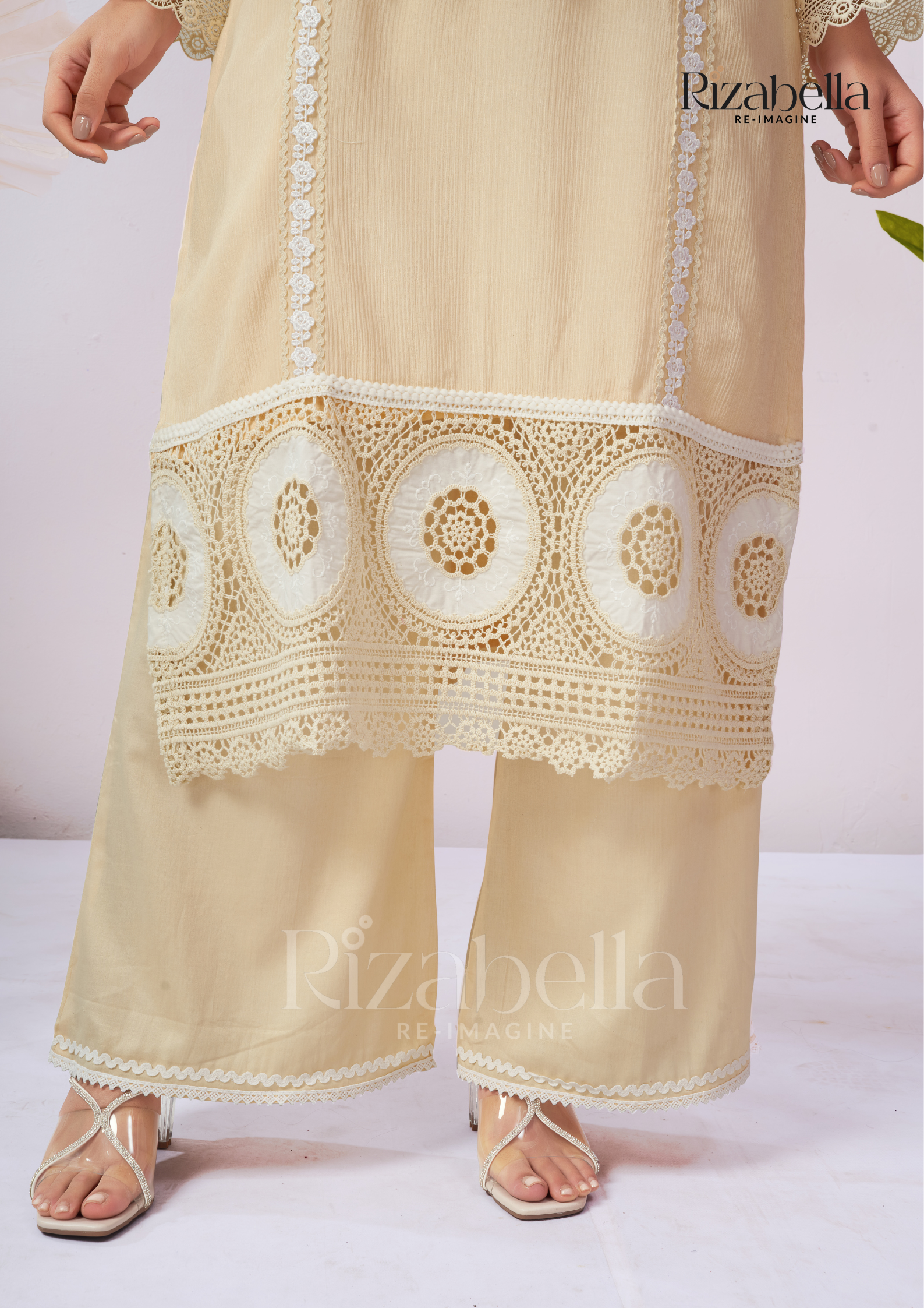 Kurta set tassels hangging