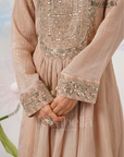 Floor-Length Anarkali with Zari Embroidery