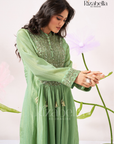 Floor-Length Anarkali with Zari Embroidery
