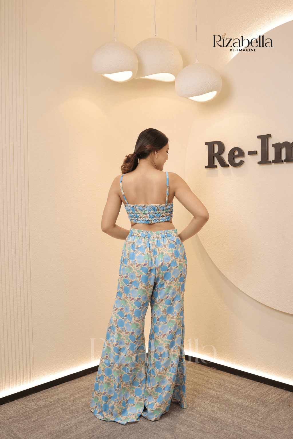 Azure Blue Floral Co-Ord Set