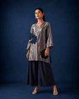 Midnight Bloom Luxe Co-Ord Set blue