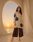 Midnight Bloom Luxe Co-Ord Set beige