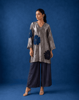 Midnight Bloom Luxe Co-Ord Set blue