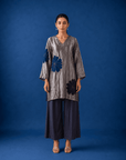Midnight Bloom Luxe Co-Ord Set blue