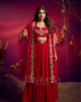 Royal zardosi 3 pc skirt ensemble