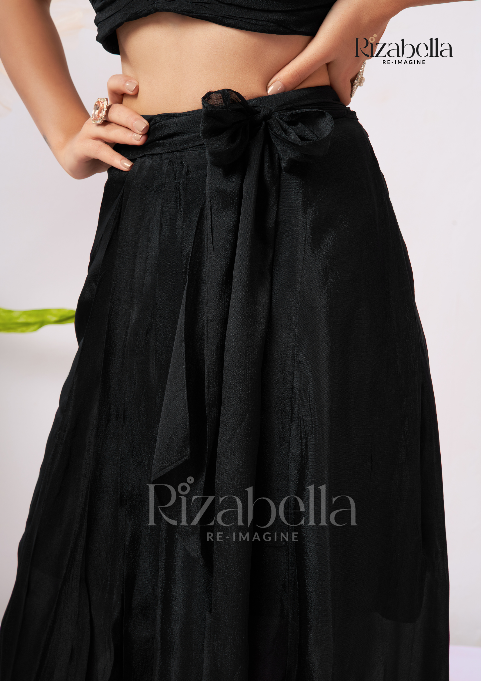 Sweetheart Drape Set with Floral Kimono