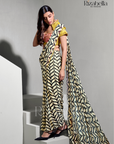 Rajwada Bloom Printed Saree