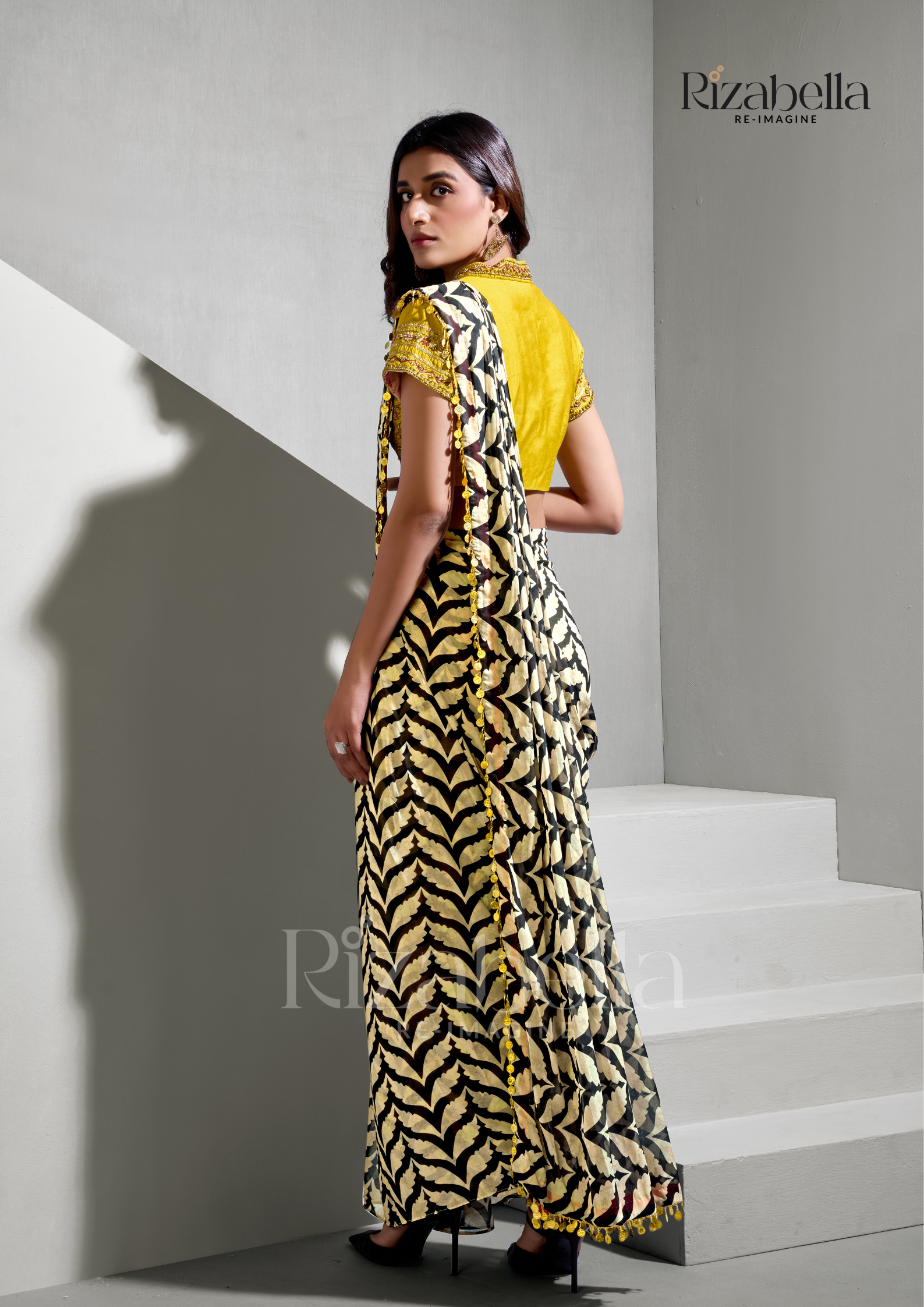 Rajwada Bloom Printed Saree