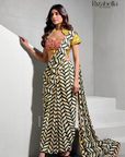 Rajwada Bloom Printed Saree
