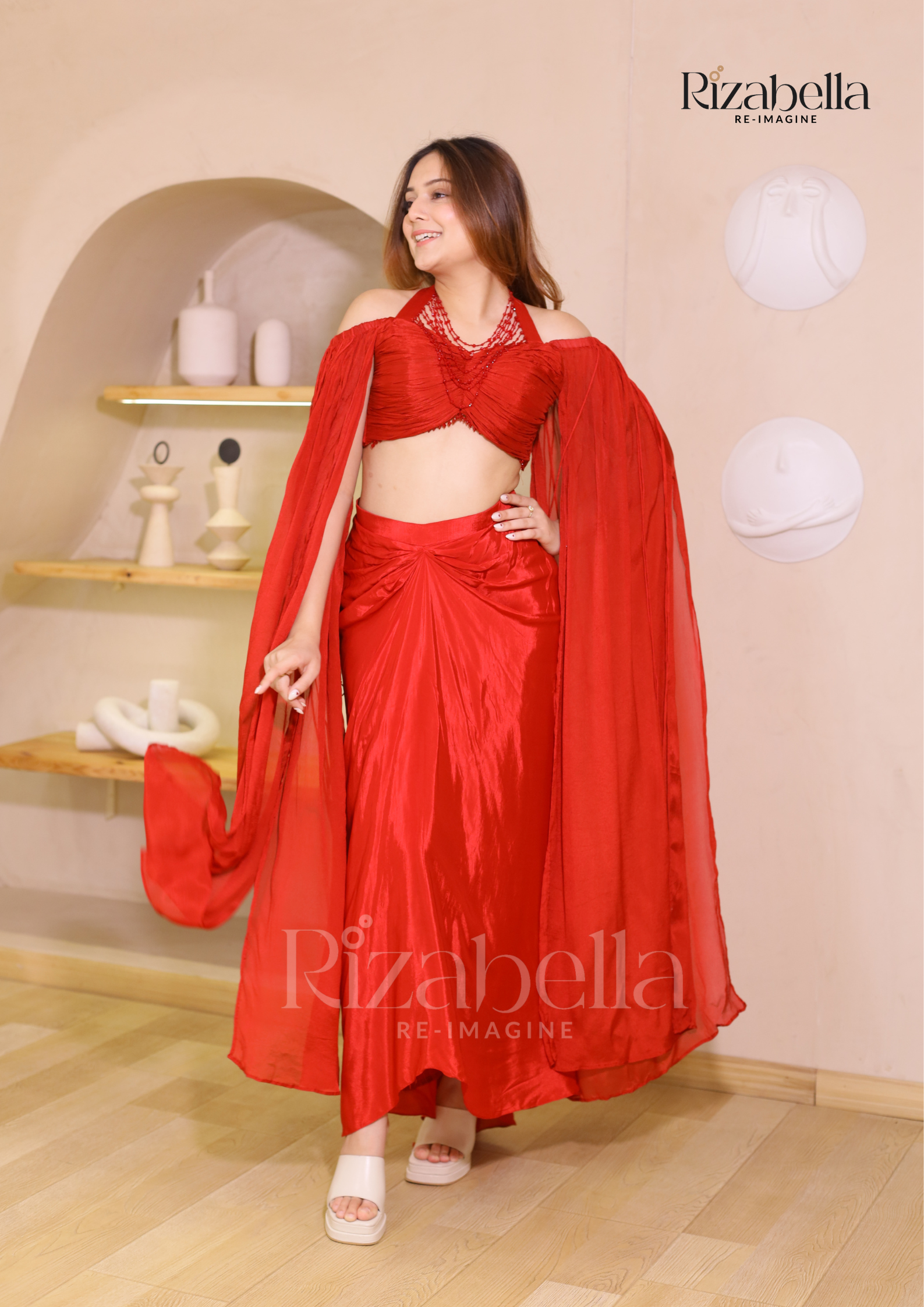 ROYAL Noor Cape drape Set