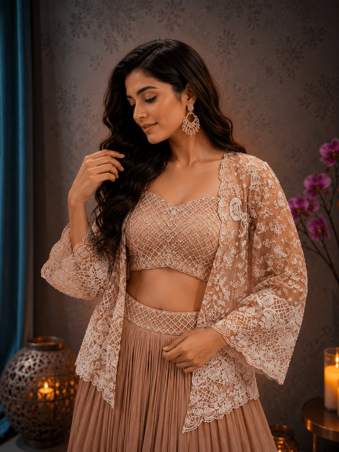 Whisper Embellished Lehenga Set