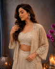 Whisper Embellished Lehenga Set Ivory
