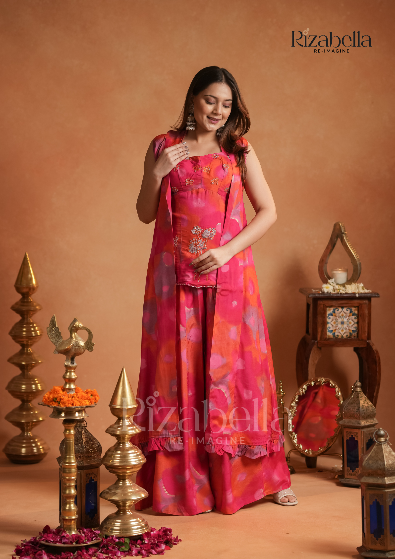 3 PCS set long Jacket set