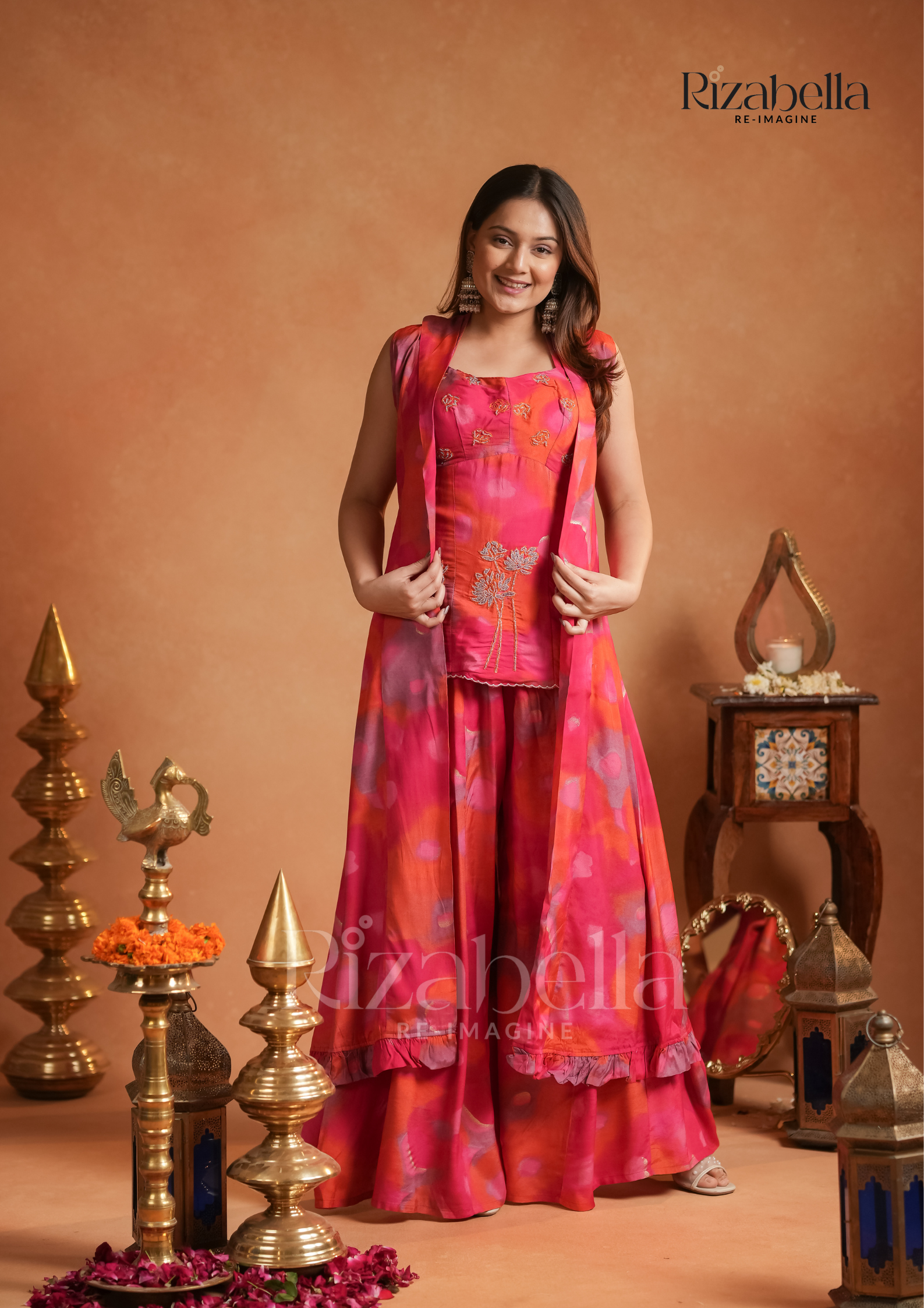 3 PCS set long Jacket set