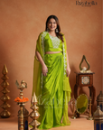 3 PCS dhoti style drape SET