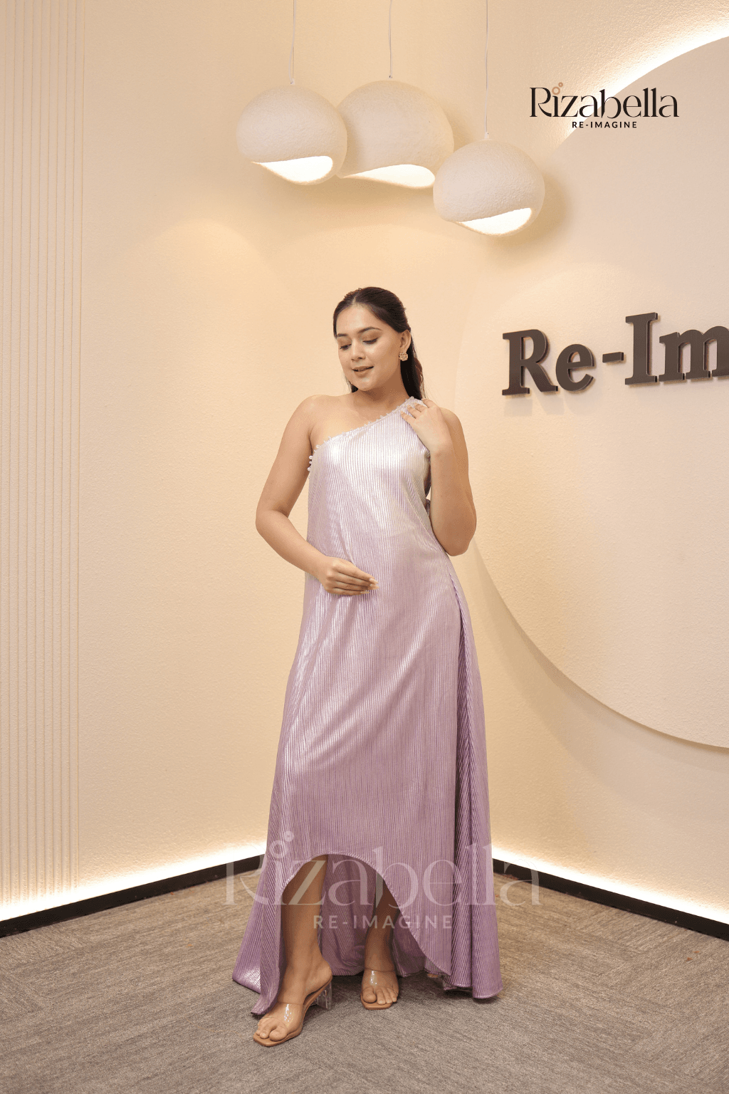 Silver Mist Ombre Dress