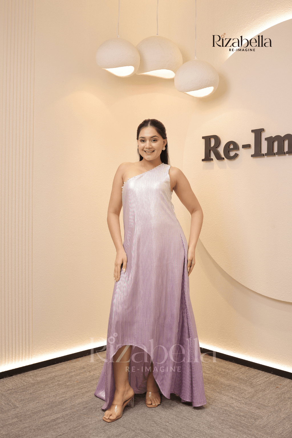 Silver Mist Ombre Dress