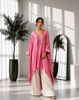 Embellished Kaftan Co-ord Set Pink