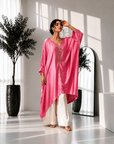Embellished Kaftan Co-ord Set Pink