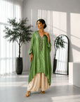 Embellished Kaftan Co-ord Set Green