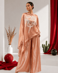 Desert Blush Peach Luxe Co-Ord Set