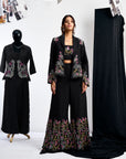 Timeless Embroiderd Blazer Set - Black