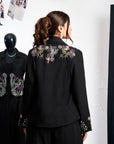 Timeless Embroiderd Blazer Set - Black