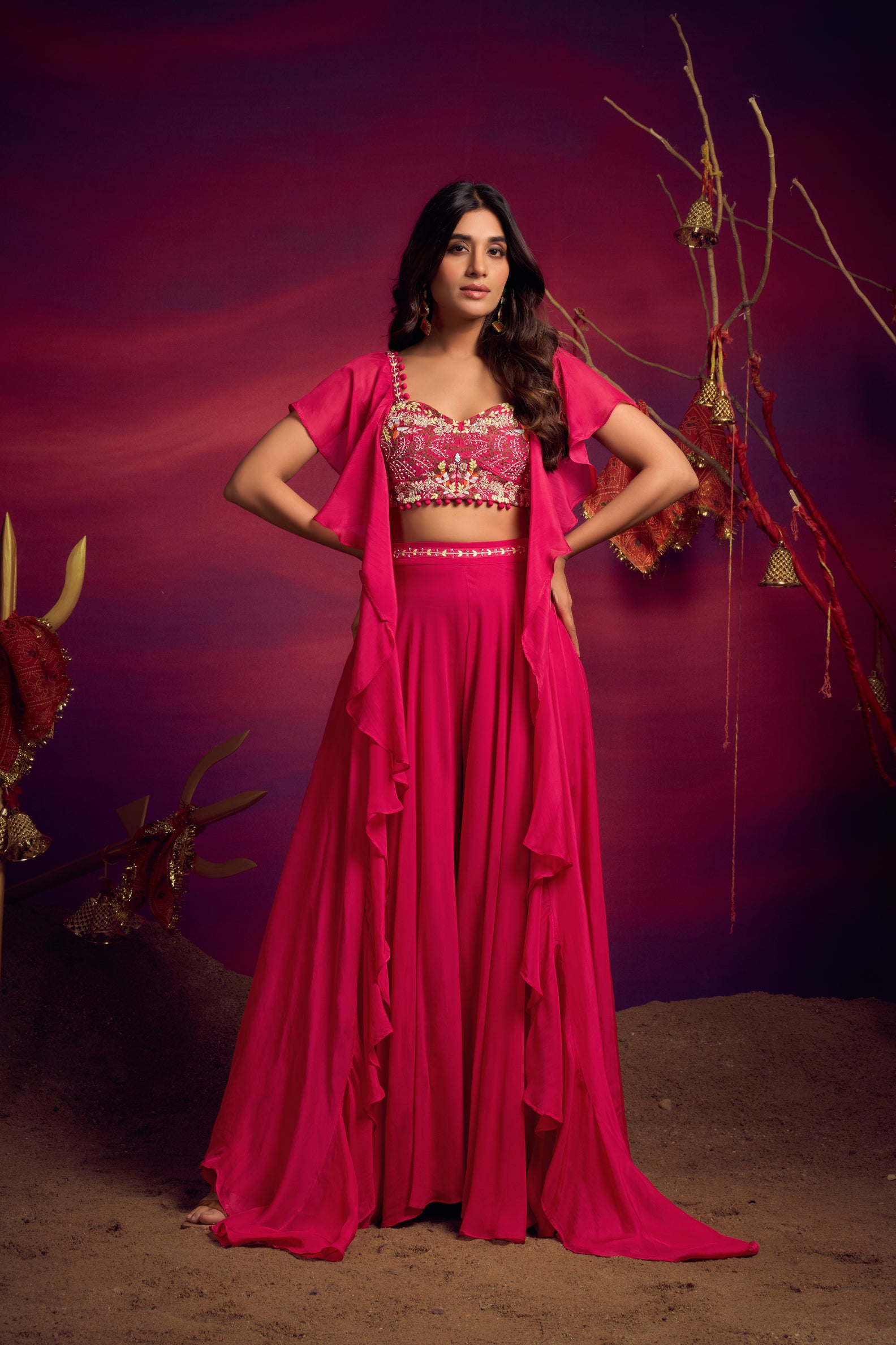 layered 3 pc contemprary ensemble