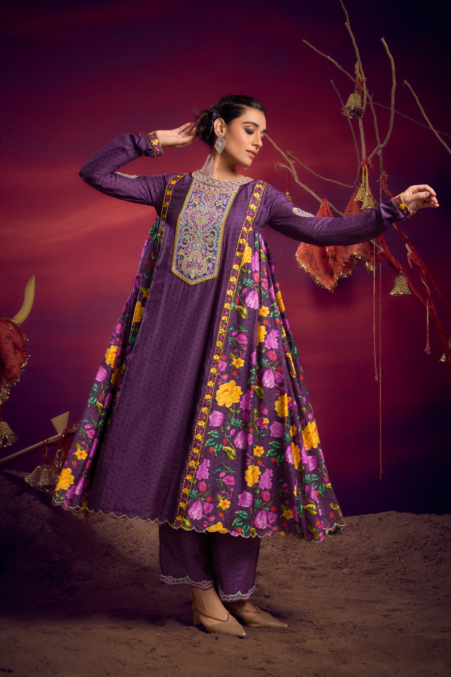 Botanical 2 pc relaxed ensemble