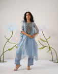 Ornate Azure Kaftan