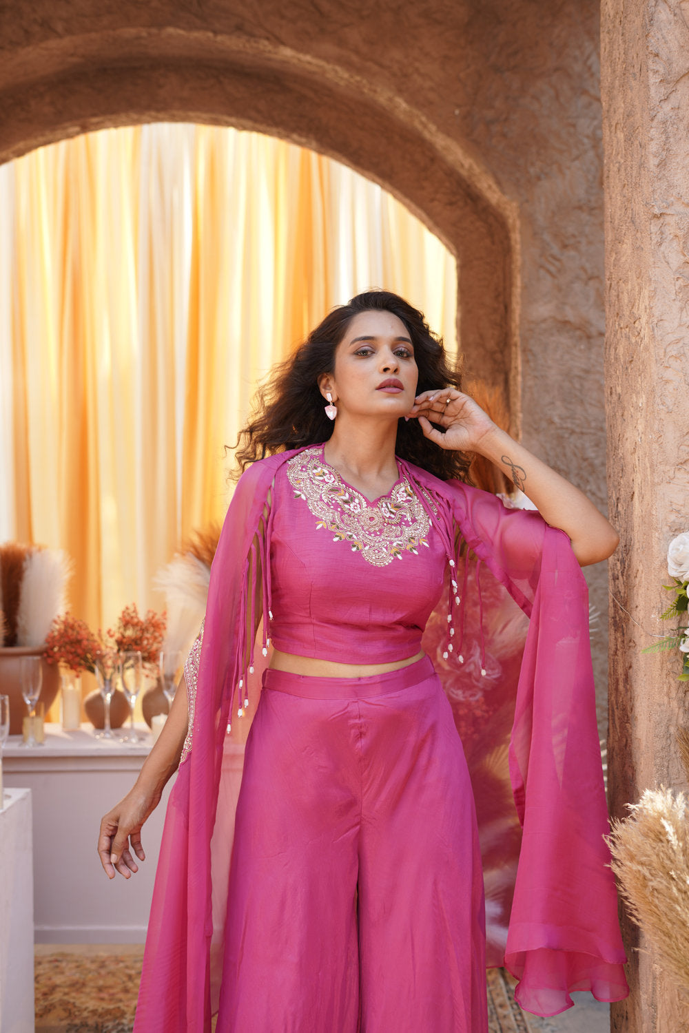 Three-piece set - Fuchsia Pink