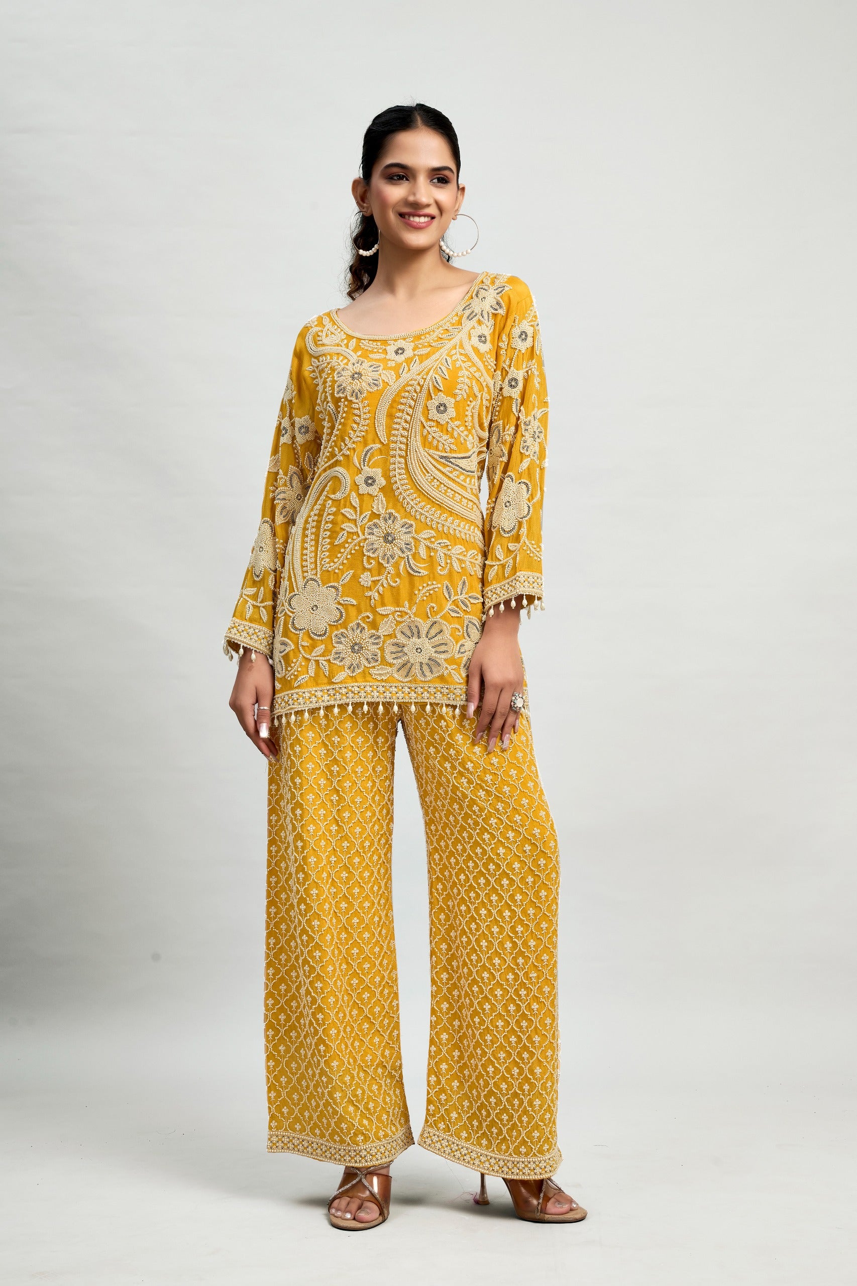 3Pc Set (Short Kurti)