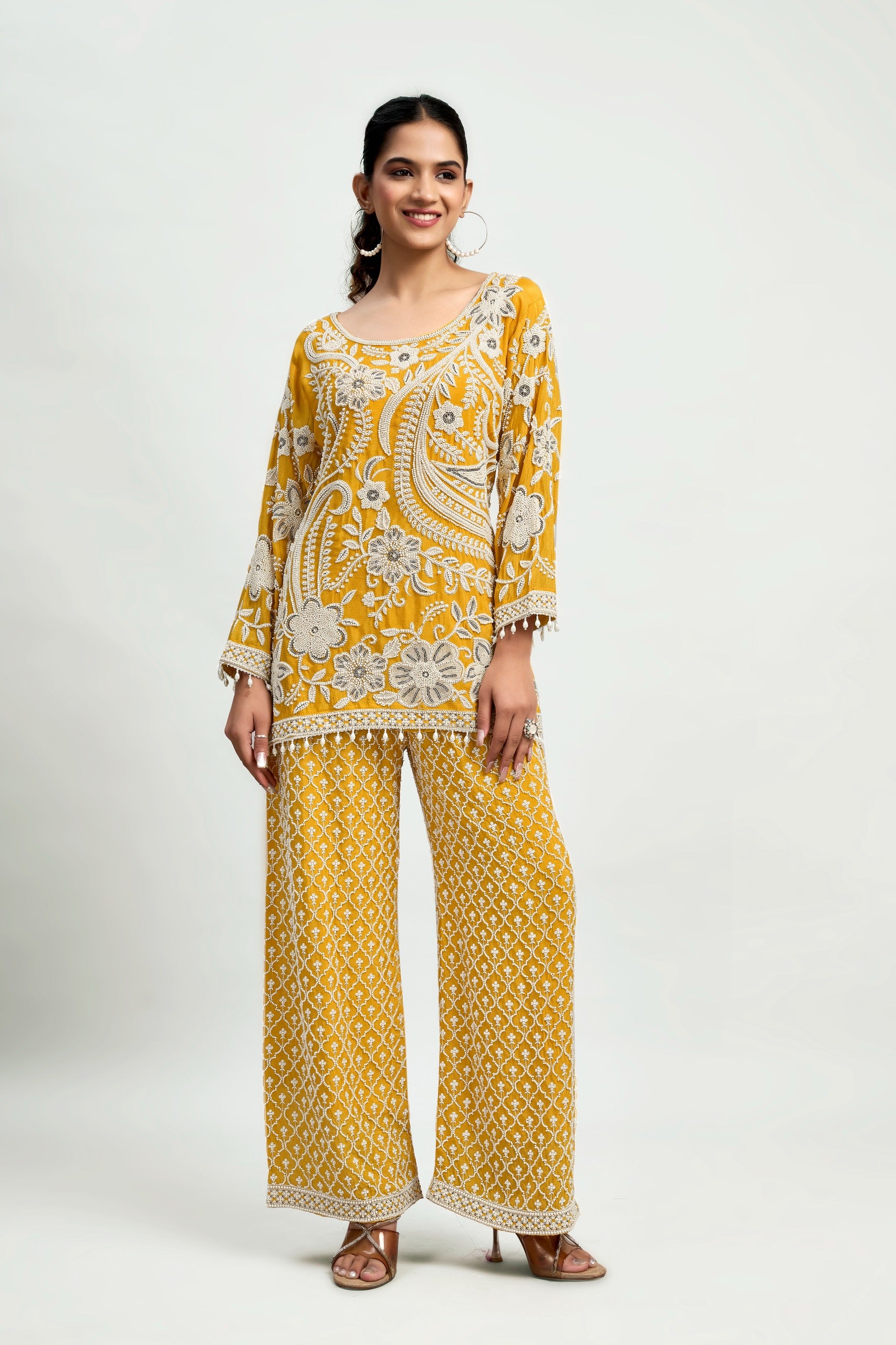 3Pc Set (Short Kurti)