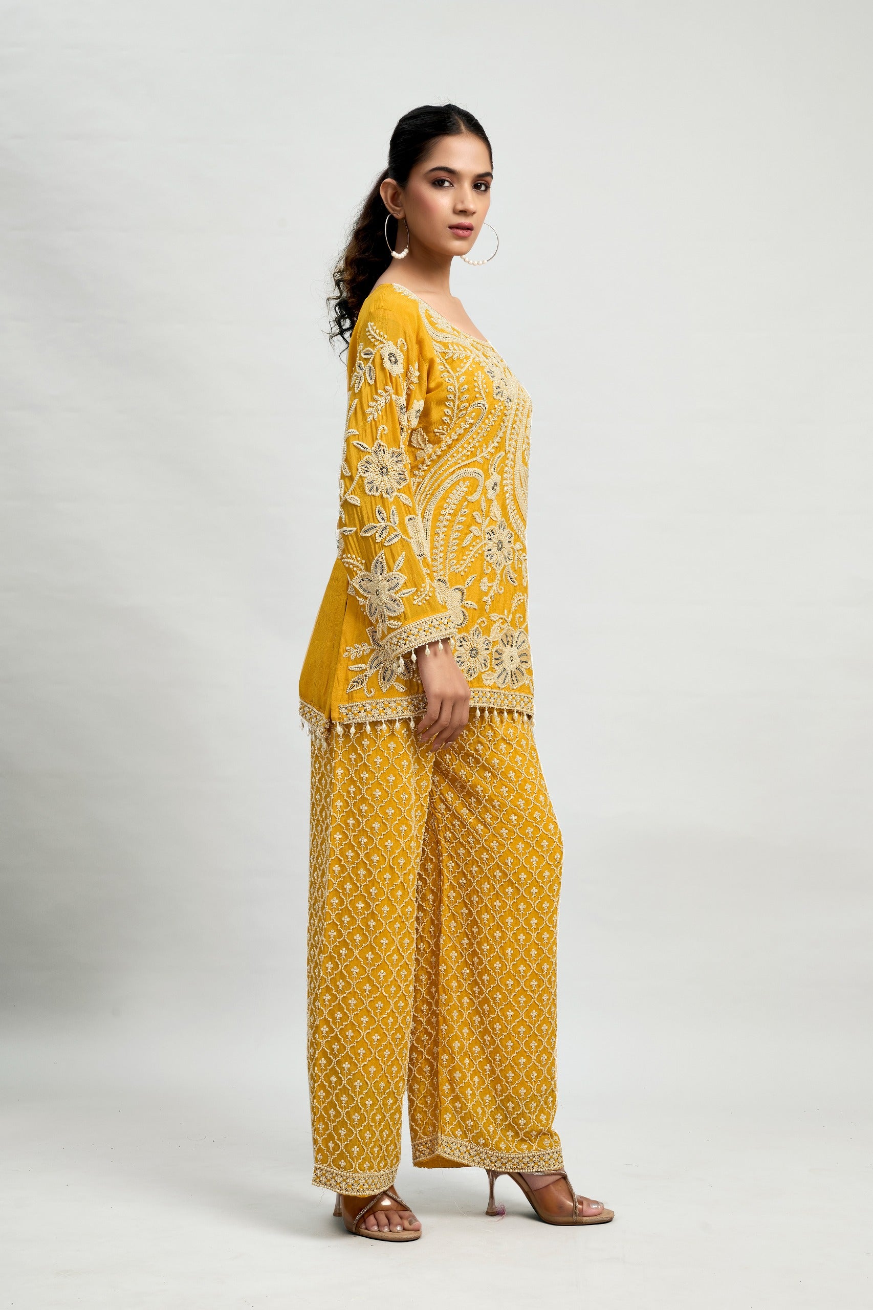 3Pc Set (Short Kurti)