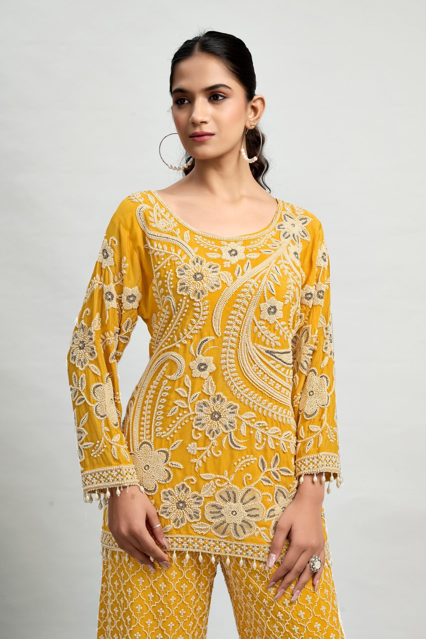 3Pc Set (Short Kurti)