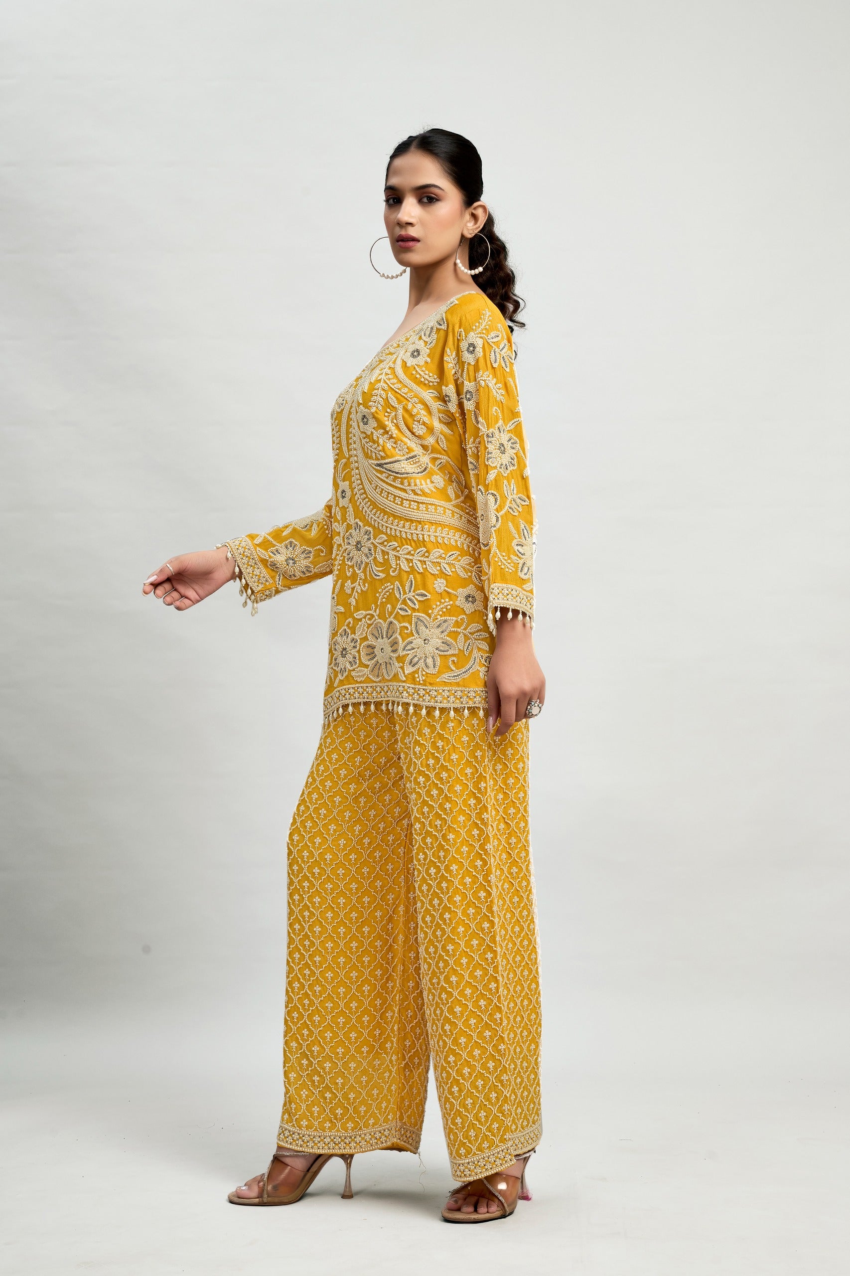 3Pc Set (Short Kurti)