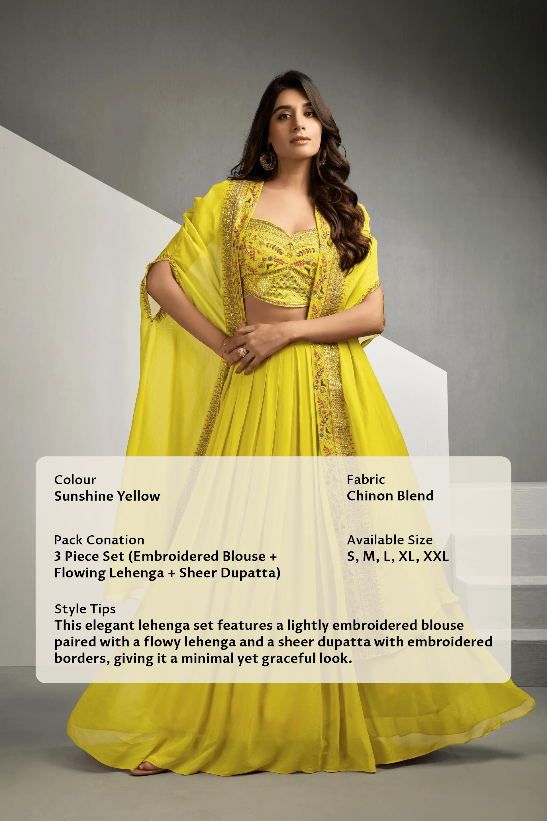 Sunshine Zest Lehenga Set